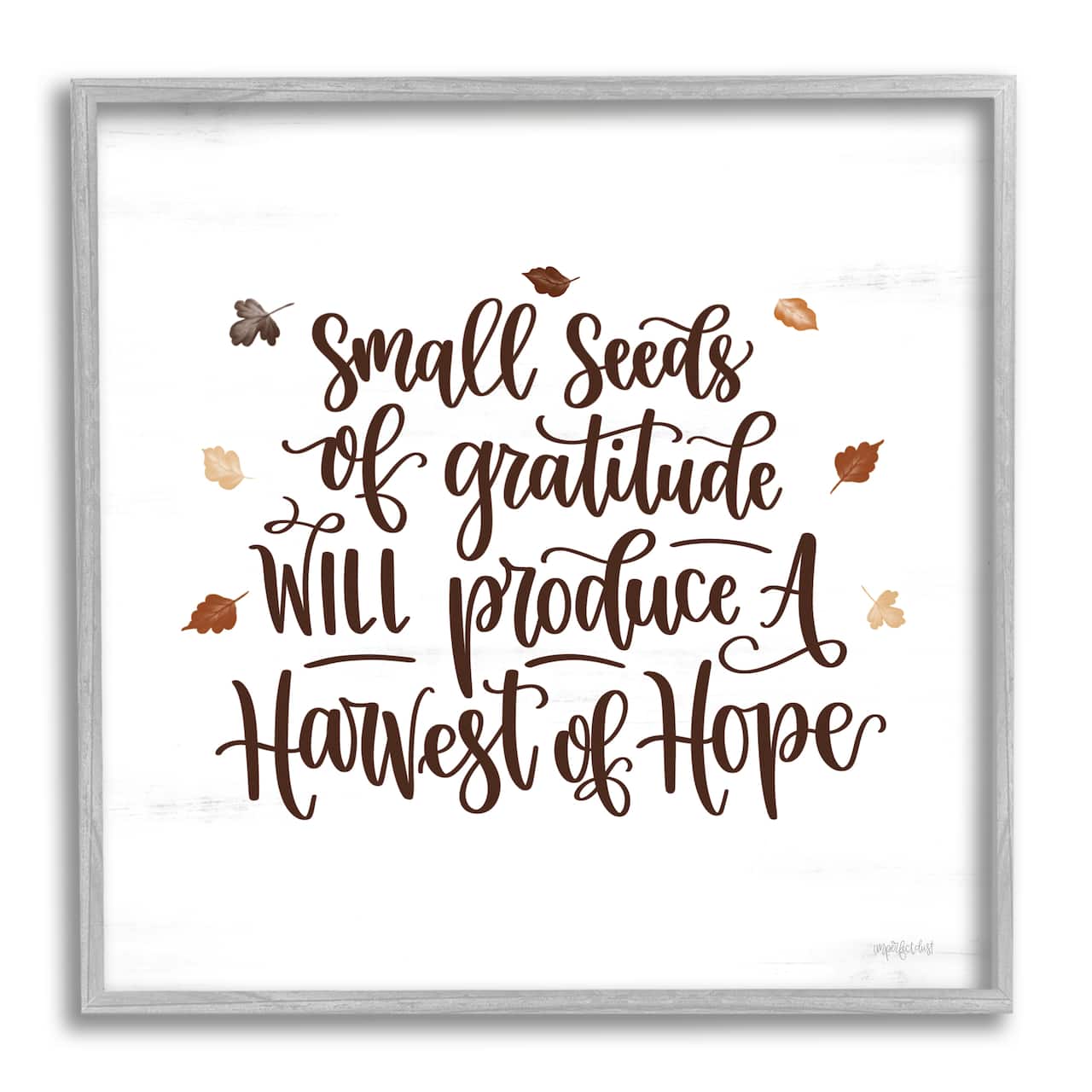 Stupell Industries Harvest of Hope Phrase Framed Giclee Art